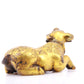 An exquisite gilt bronze bull ornament