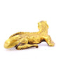 An exquisite gilt bronze animal ornament