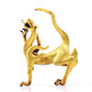 An exquisite gilt bronze animal ornament