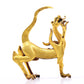 An exquisite gilt bronze animal ornament