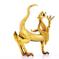 An exquisite gilt bronze animal ornament