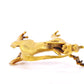 An exquisite gilt bronze animal ornament