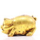 An exquisite gilt bronze pig ornament