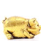 An exquisite gilt bronze pig ornament