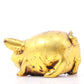 An exquisite gilt bronze pig ornament