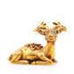 An exquisite gilt bronze deer ornament