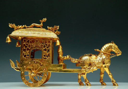 A Magnificent Gilt-Bronze Carriage