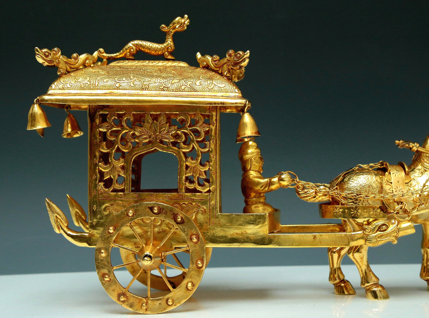 A Magnificent Gilt-Bronze Carriage