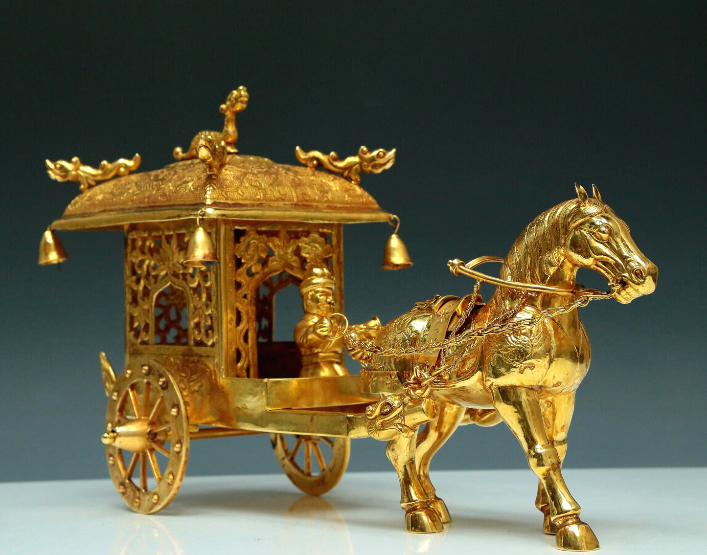 A Magnificent Gilt-Bronze Carriage