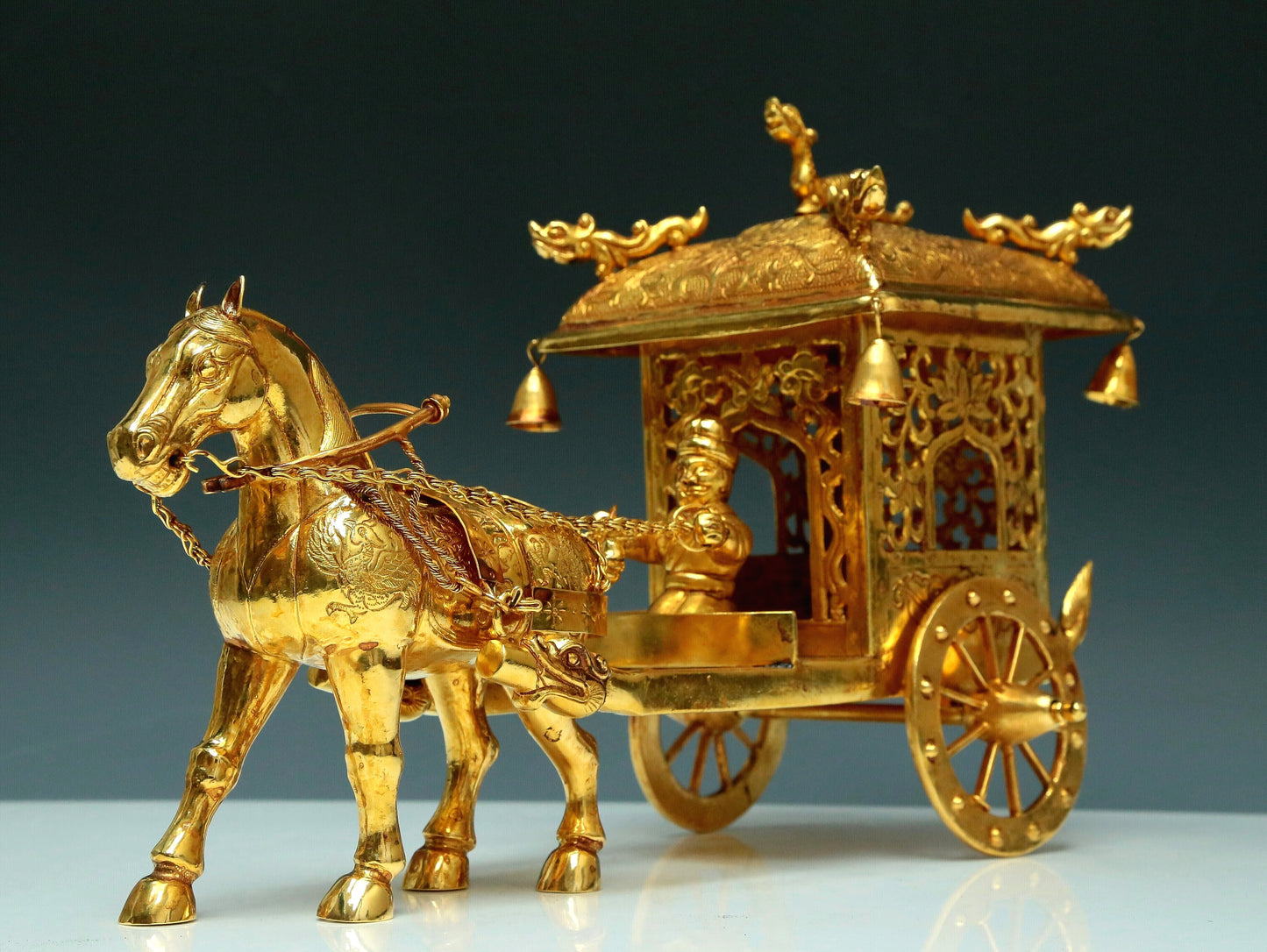 A Magnificent Gilt-Bronze Carriage