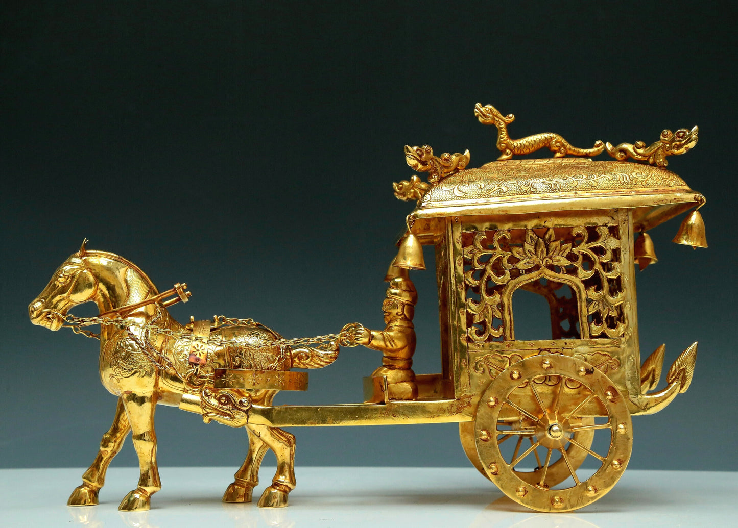 A Magnificent Gilt-Bronze Carriage