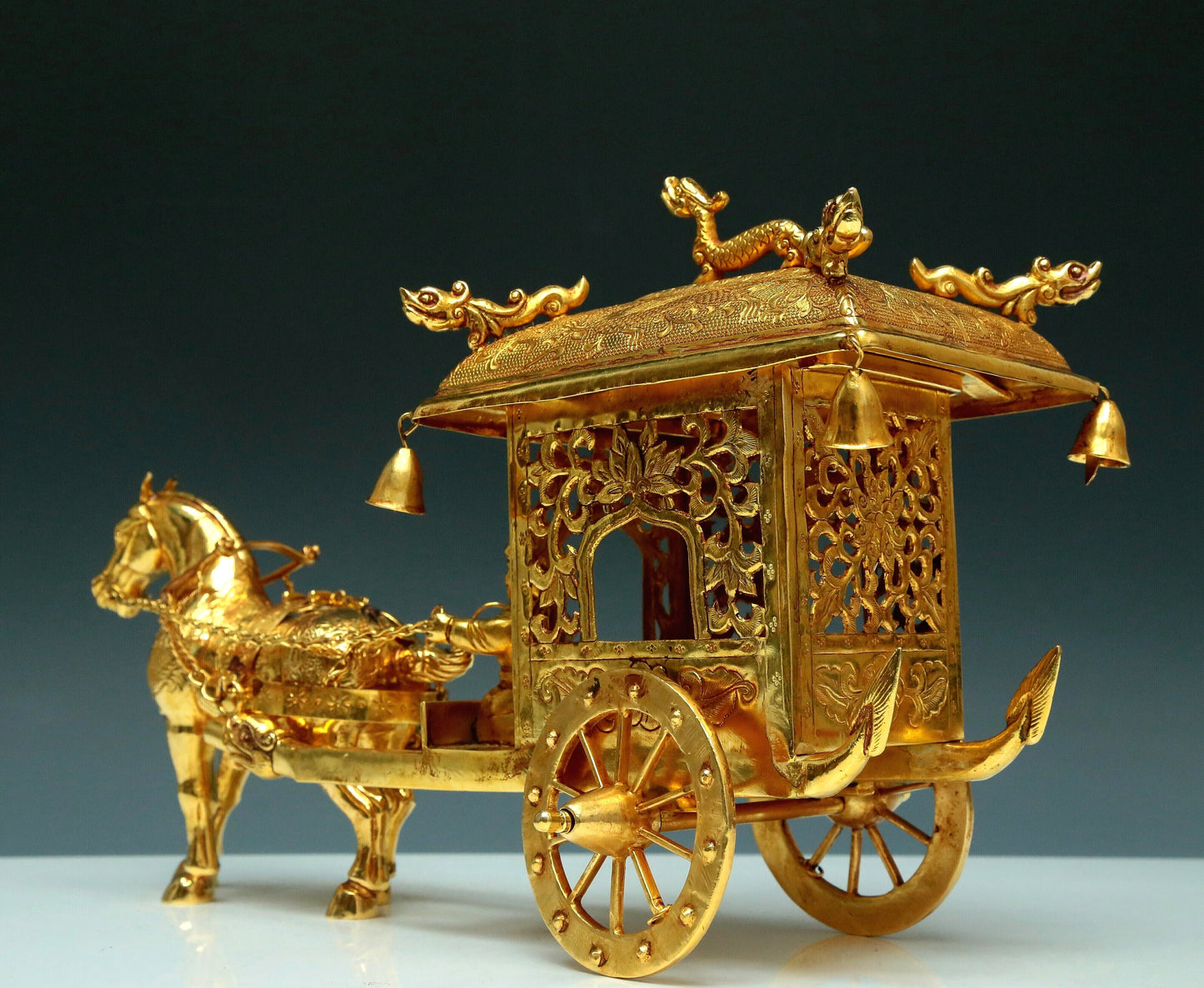 A Magnificent Gilt-Bronze Carriage