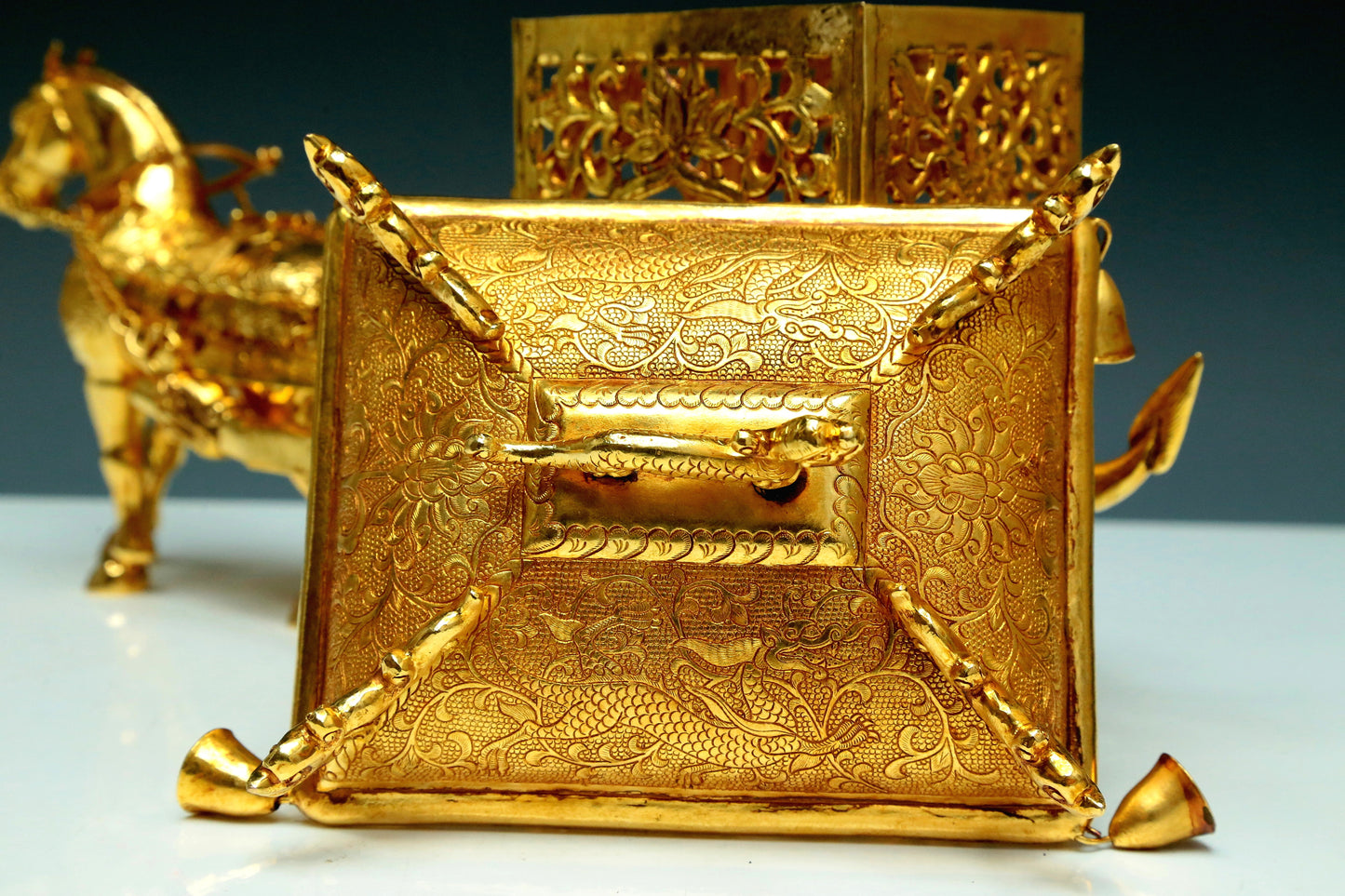 A Magnificent Gilt-Bronze Carriage