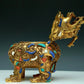 A Magnificent Gilt-Bronze Gem-Inlaid 'Unicorn' Censer