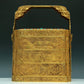 A Magnificent Gilt-Bronze Gem-Inlaid 'Landscape& Figure' Box With An Overhead Handle