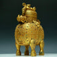 A Magnificent Gilt-Bronze Gem-Inlaid 'Beast' Vase And Cover