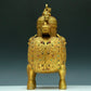 A Magnificent Gilt-Bronze Gem-Inlaid 'Beast' Vase And Cover