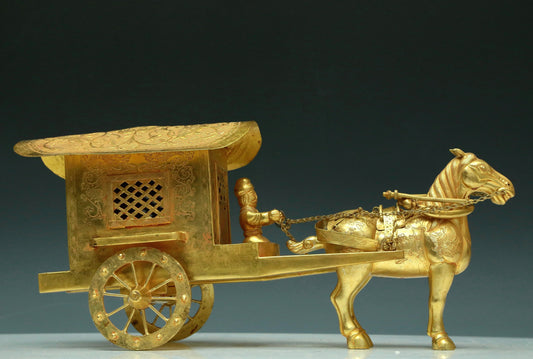 A Magnificent Gilt-Bronze Carriage