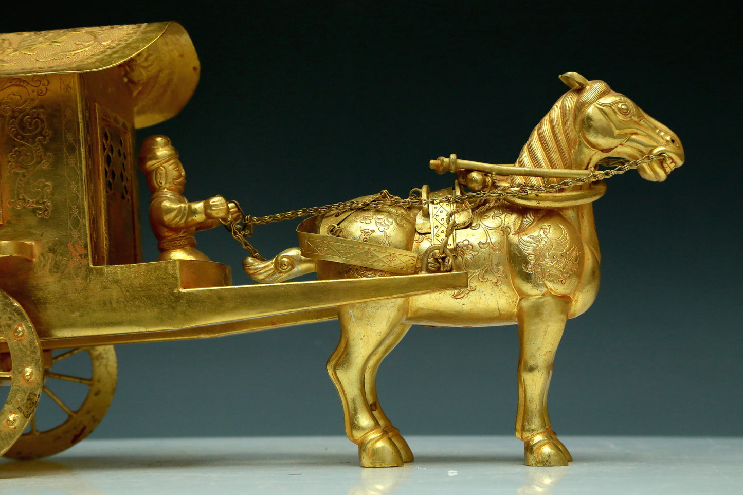 A Magnificent Gilt-Bronze Carriage