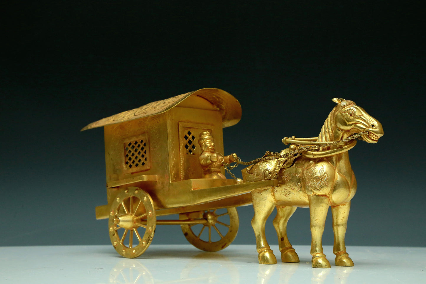 A Magnificent Gilt-Bronze Carriage