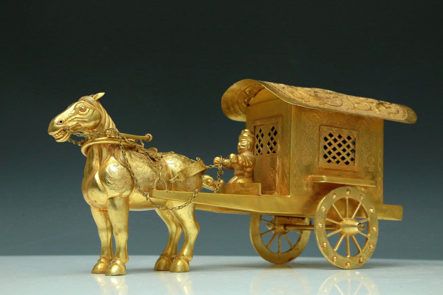 A Magnificent Gilt-Bronze Carriage