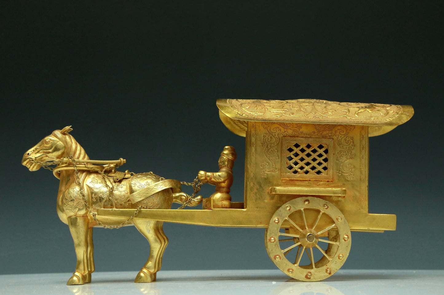 A Magnificent Gilt-Bronze Carriage