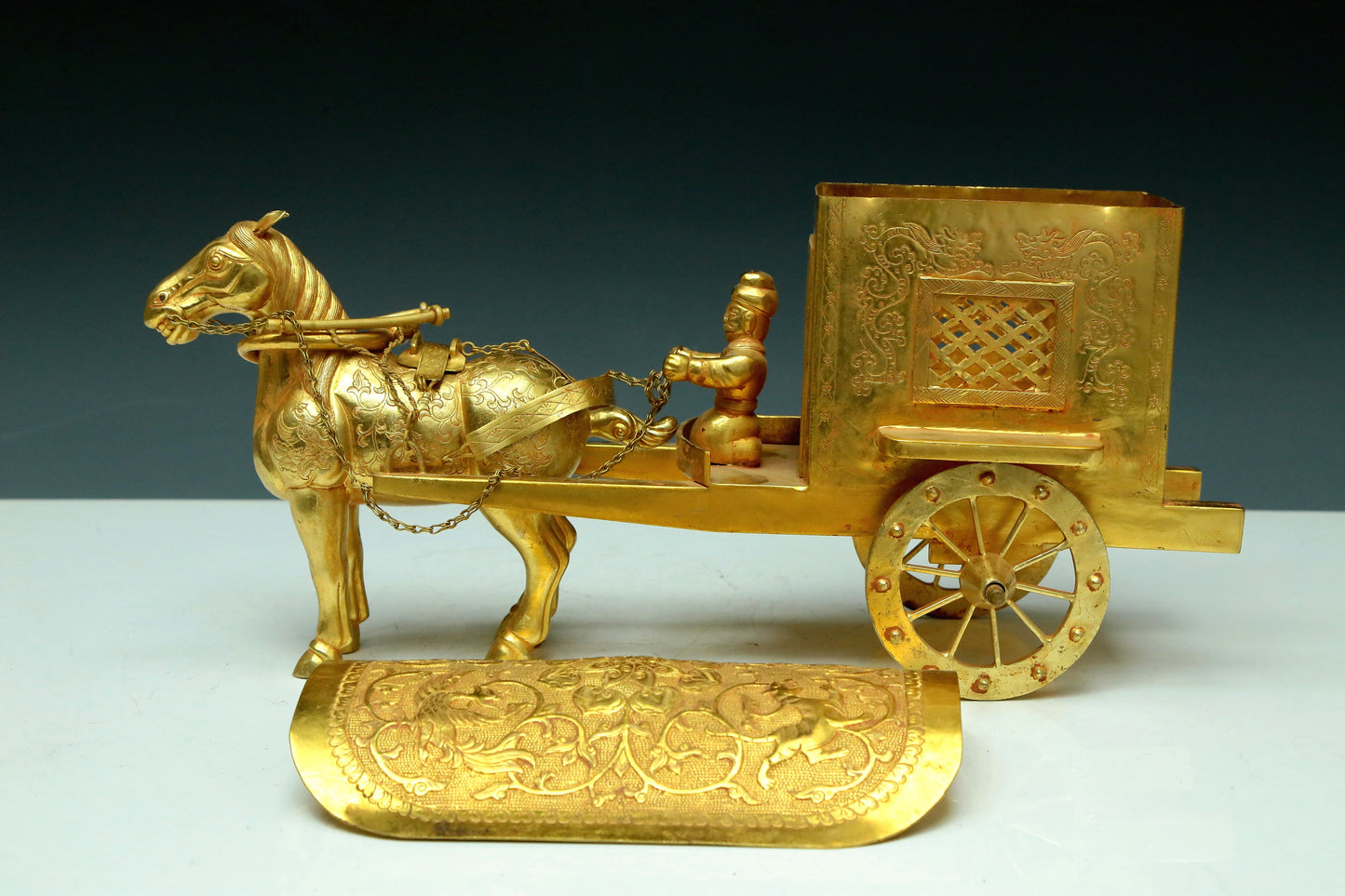 A Magnificent Gilt-Bronze Carriage