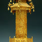 A Magnificent Gilt-Bronze 'Buddha Shakyamuni' Stupa