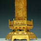 A Magnificent Gilt-Bronze 'Buddha Shakyamuni' Stupa