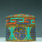 A Magnificent Cylindrical Gilt-Bronze Gem-Inlaid Box