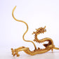 A Brilliant Pair Of Gilt-Bronze Dragons