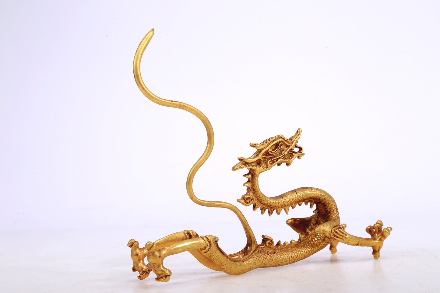 A Brilliant Pair Of Gilt-Bronze Dragons