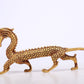 A Brilliant Pair Of Gilt-Bronze Dragons