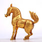 A Brilliant Gilt-Bronze Horse