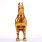 A Brilliant Gilt-Bronze Horse