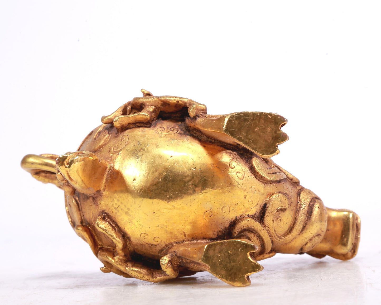 A Marvelous Gilt-Bronze 'Auspicious Beast' Ewer