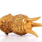 A Marvelous Pair Of Gilt-Bronze 'Dragon& Phoenix' Tripod Cups