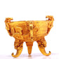 A Marvelous Gilt-Bronze 'Chi-Dragon' Tripod Cup