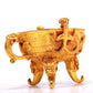 A Marvelous Gilt-Bronze 'Chi-Dragon' Tripod Cup