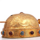 A Marvelous Gilt-Bronze Gem-Inlaid 'Auspicious Cloud' Diadem