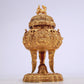 A Marvelous Gilt-Bronze 'Scrolling Lotus& Auspicious Beast' Tripod Censer And Cover