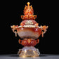 A Magnificent Agate Gold-Mounted 'Bird& Flower' Censer