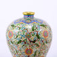 An exquisite cloisonné vase with lotus pattern