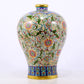 An exquisite cloisonné vase with lotus pattern