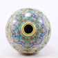 An exquisite cloisonné vase with lotus pattern