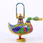 An exquisite cloisonné duck-shaped ewer