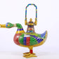 An exquisite cloisonné duck-shaped ewer