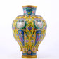 An exquisite cloisonné vase with 'Lotus and Crane' pattern