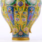 An exquisite cloisonné vase with 'Lotus and Crane' pattern