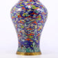 An exquisite cloisonné 'Crane and Bat' pattern vase